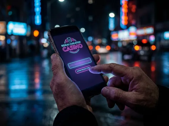 Rideau Carleton Casino: entering a promo code for discounts